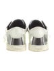 Fendi Monsters Motif Leather Sneakers