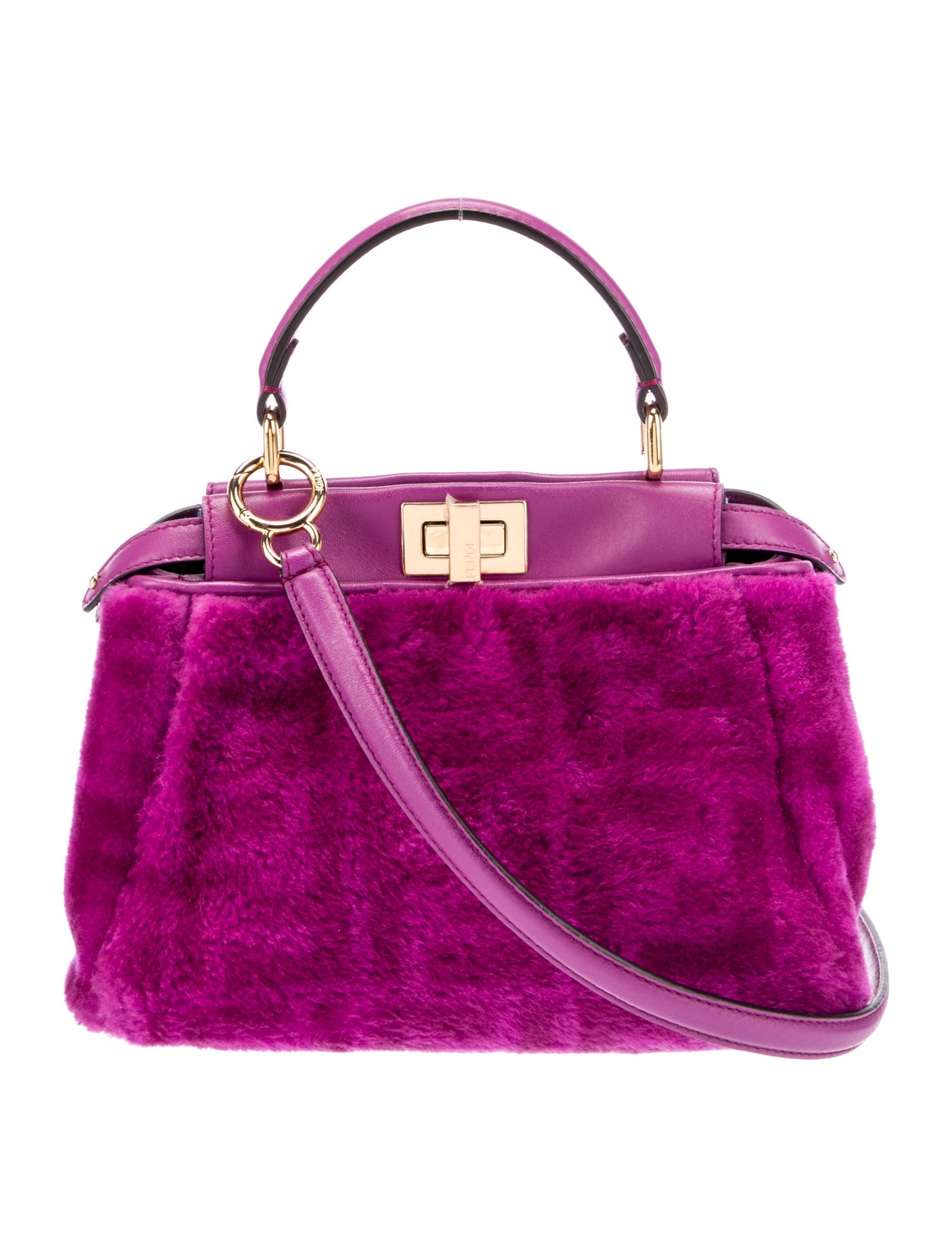 Fendi Zucca FF Peekaboo Mini