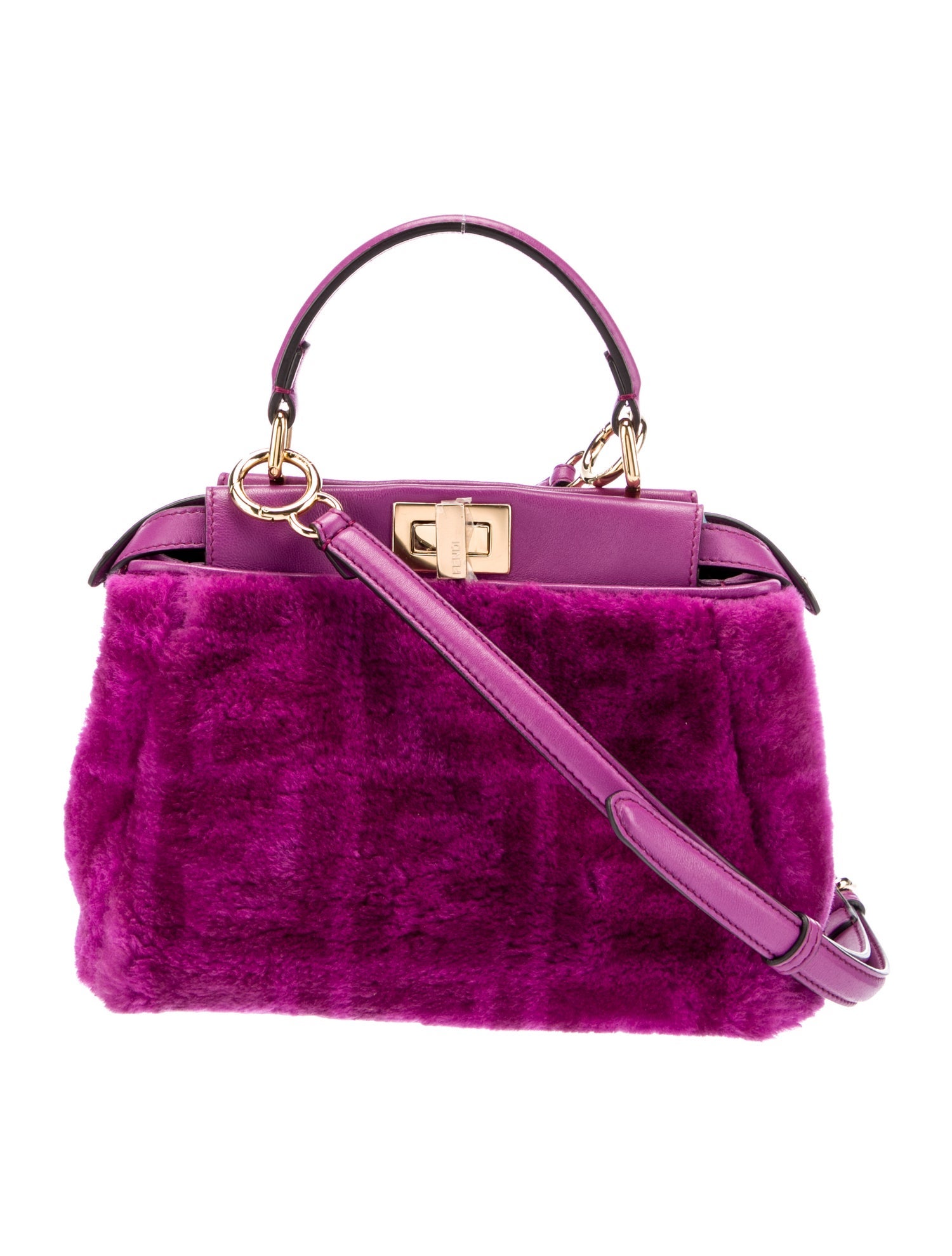 Fendi Zucca FF Peekaboo Mini