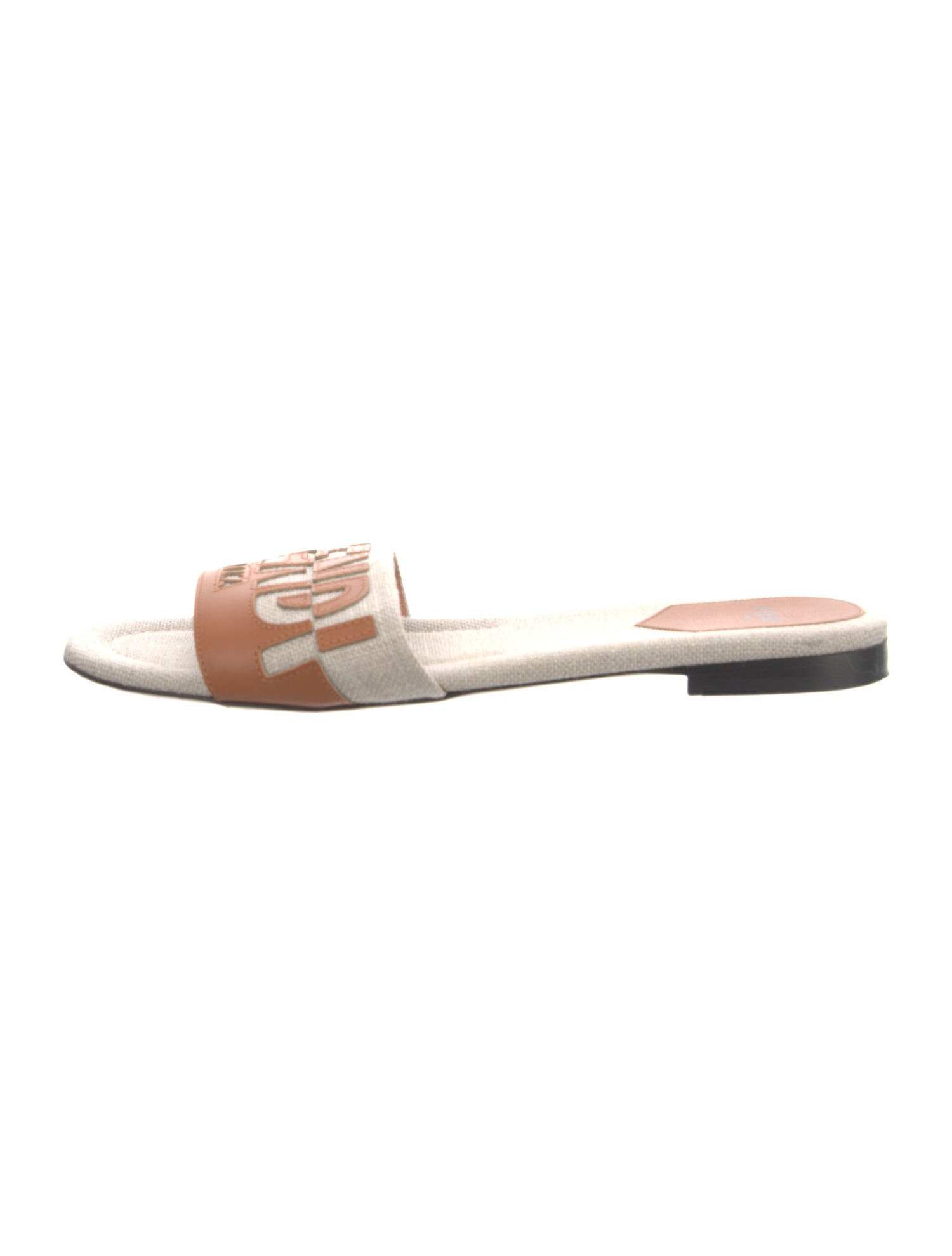 Fendi Canvas Printed Slides