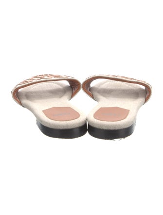 Fendi Canvas Printed Slides