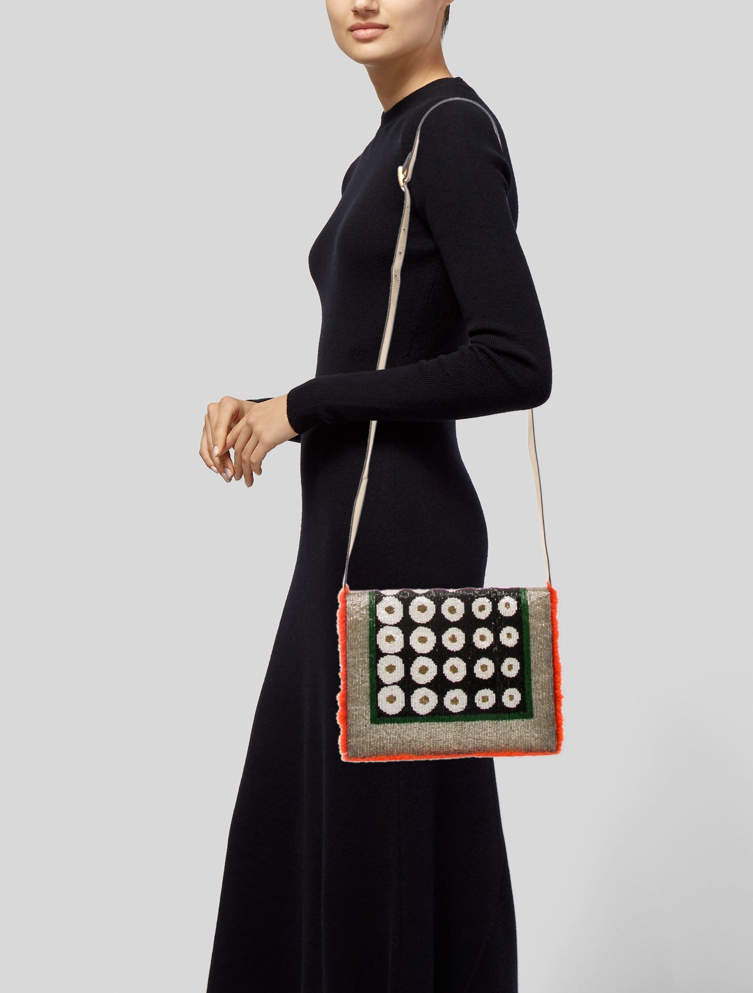 Fendi Leather Messenger Bag