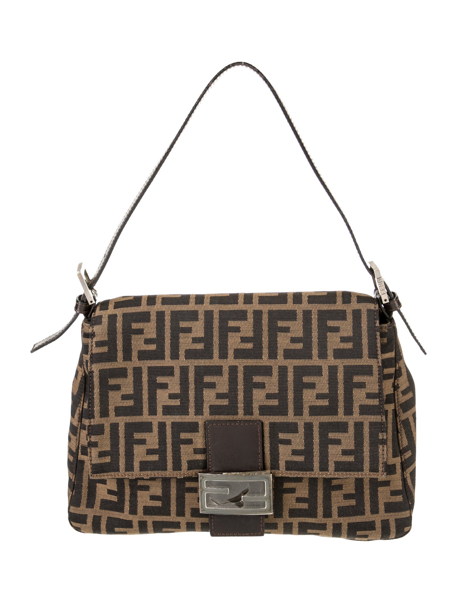 Fendi Zucca FF Shoulder Bag