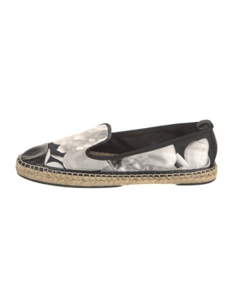 Fendi Satin Printed Espadrilles