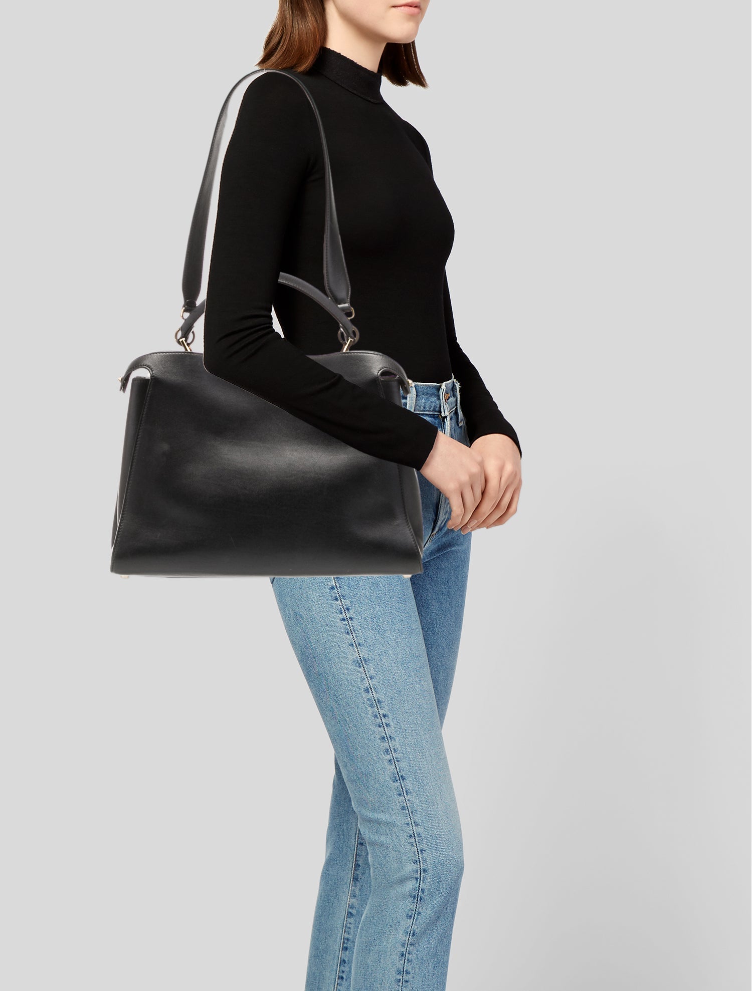 Fendi Zucca FF Peekaboo Essentially Medium