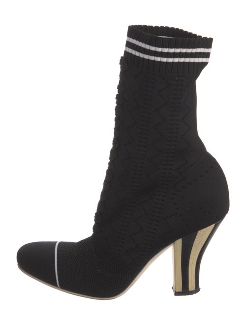 Fendi Striped Sock Boots