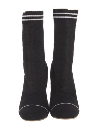 Fendi Striped Sock Boots