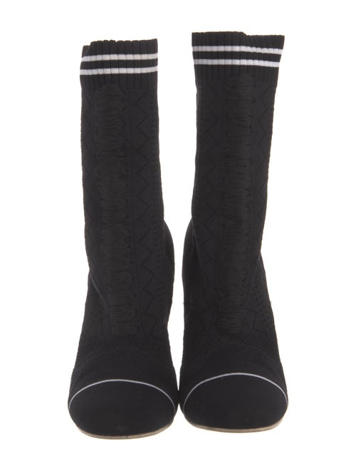 Fendi Striped Sock Boots