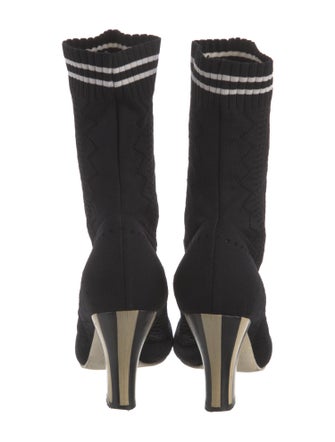 Fendi Striped Sock Boots