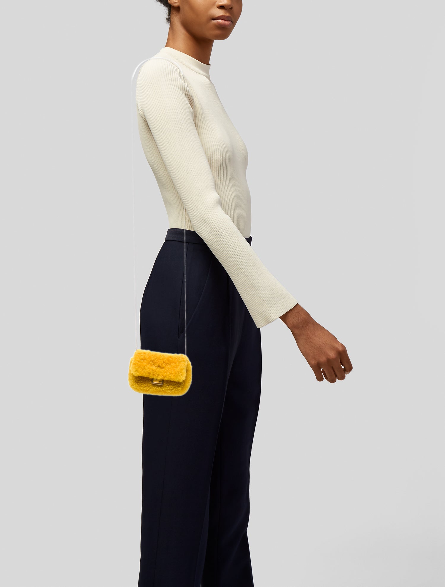 Fendi Fur Baguette Nano