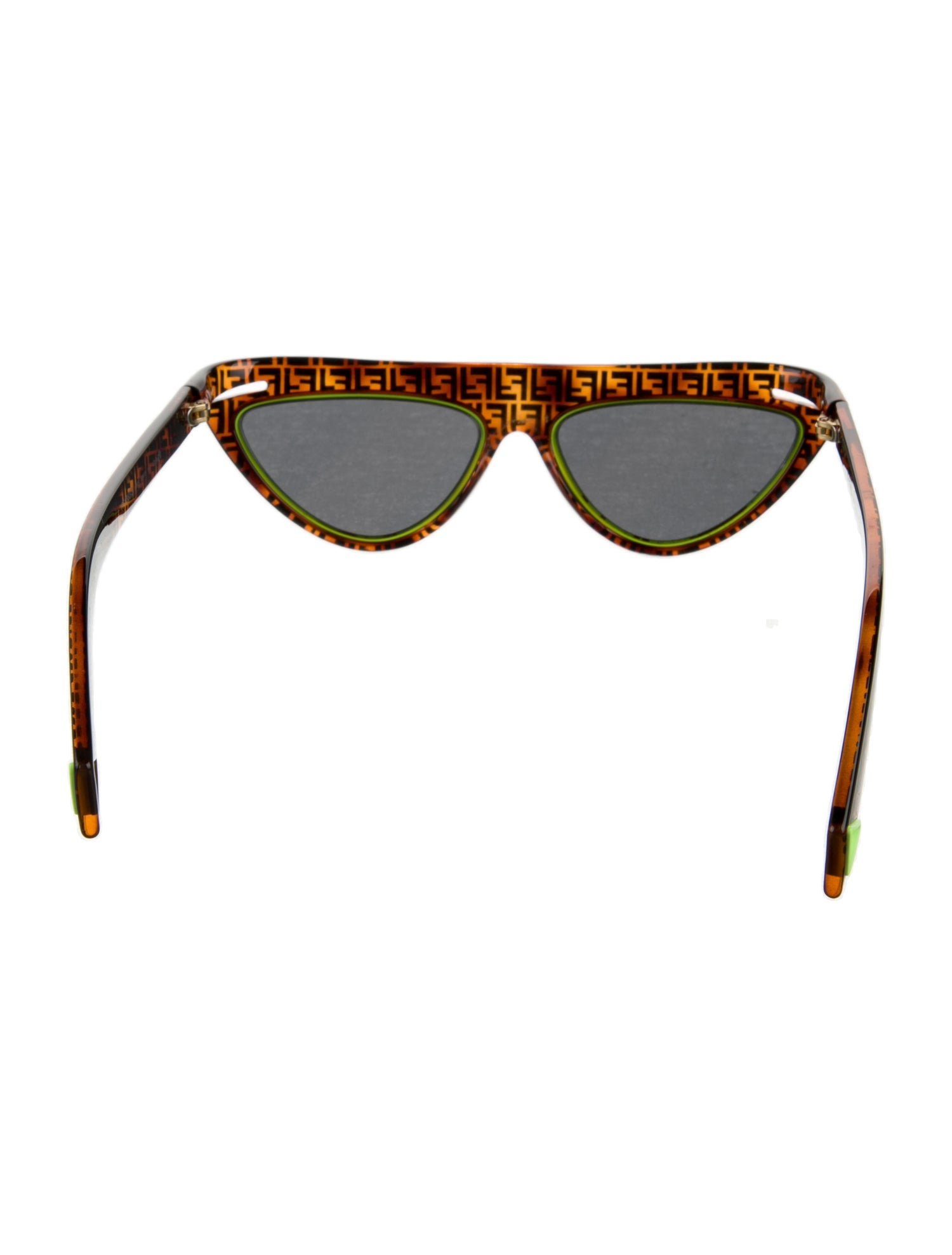 Fendi Zucca FF Logo Cat-Eye Sunglasses