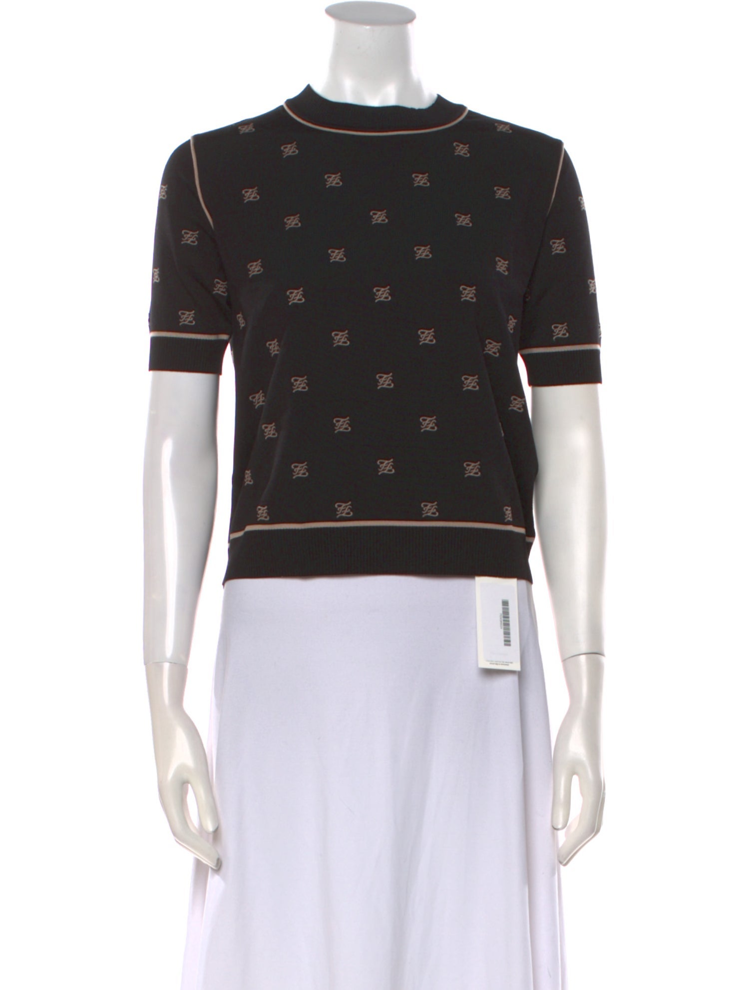 Fendi Wool Printed Sweater w/ Tags