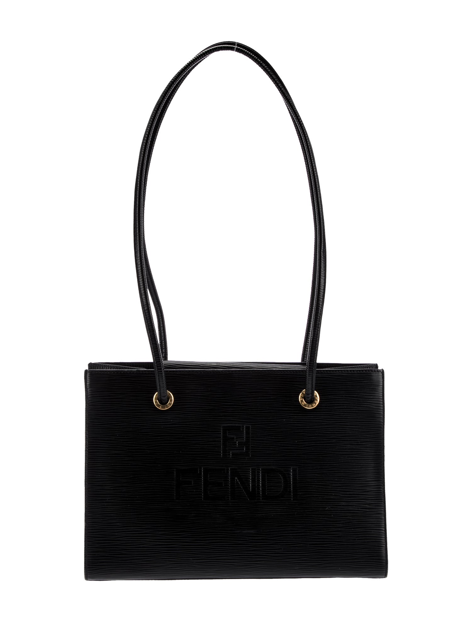 Fendi Zucca FF Shoulder Bag Vintage