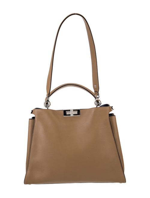 Fendi Leather Peekaboo Essentially Large