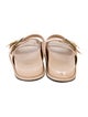 Fendi Zucca FF Logo Leather Slides
