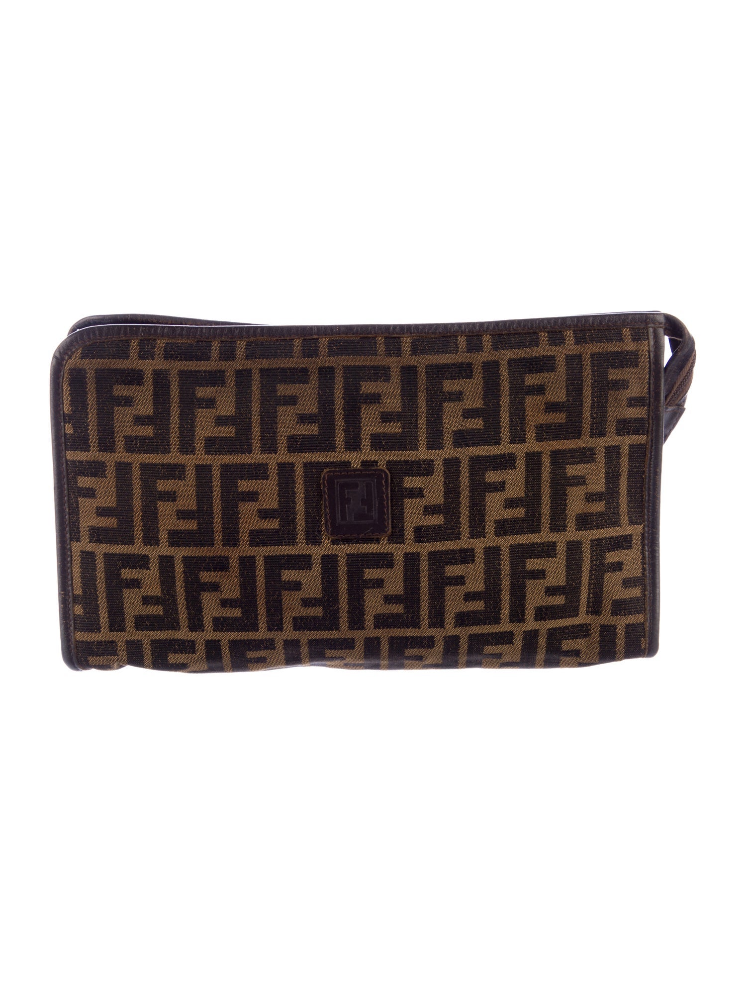 Fendi Vintage Zucca Cosmetic Bag