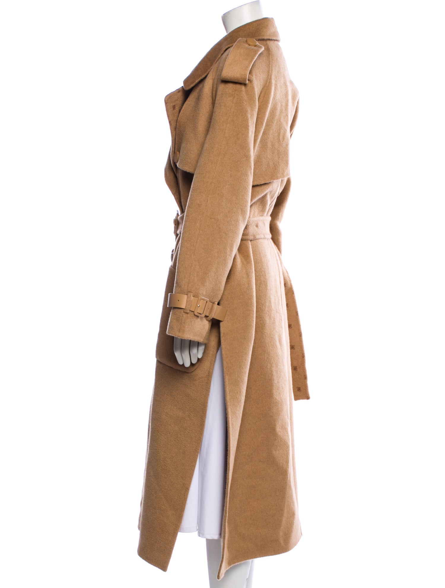 Fendi Camel Hair Trench Coat