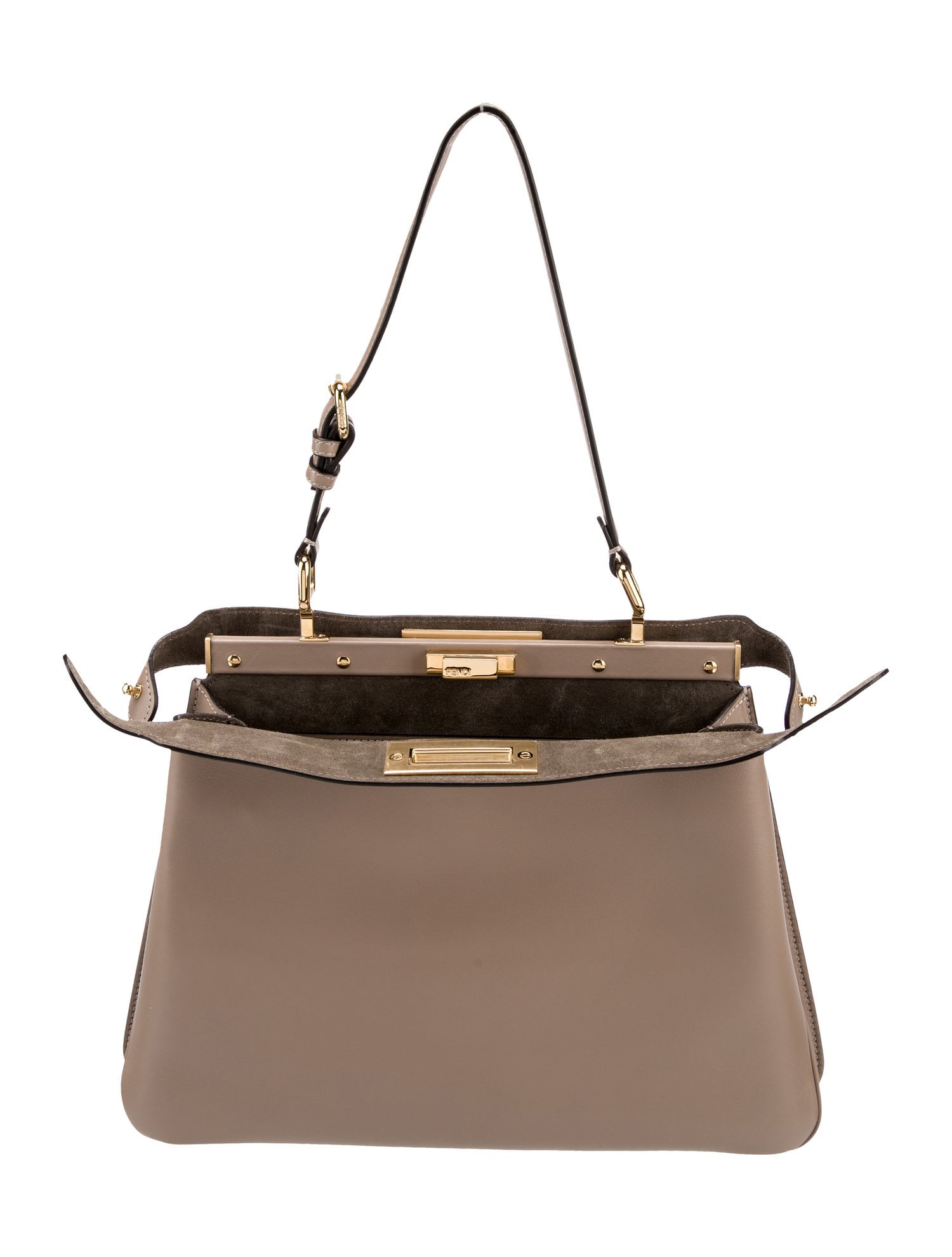 Fendi Leather Peekaboo Medium 2024