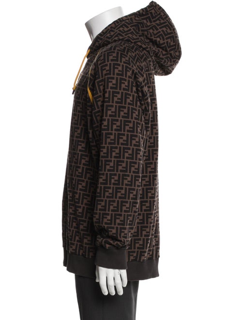 Fendi Zucca FF Logo Printed Hoodie