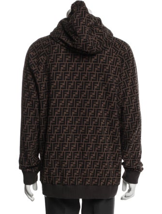 Fendi Zucca FF Logo Printed Hoodie