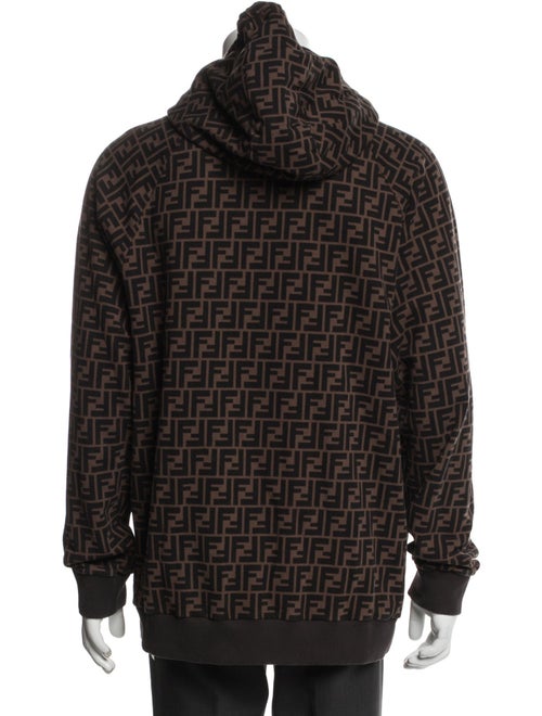 Fendi Zucca FF Logo Printed Hoodie