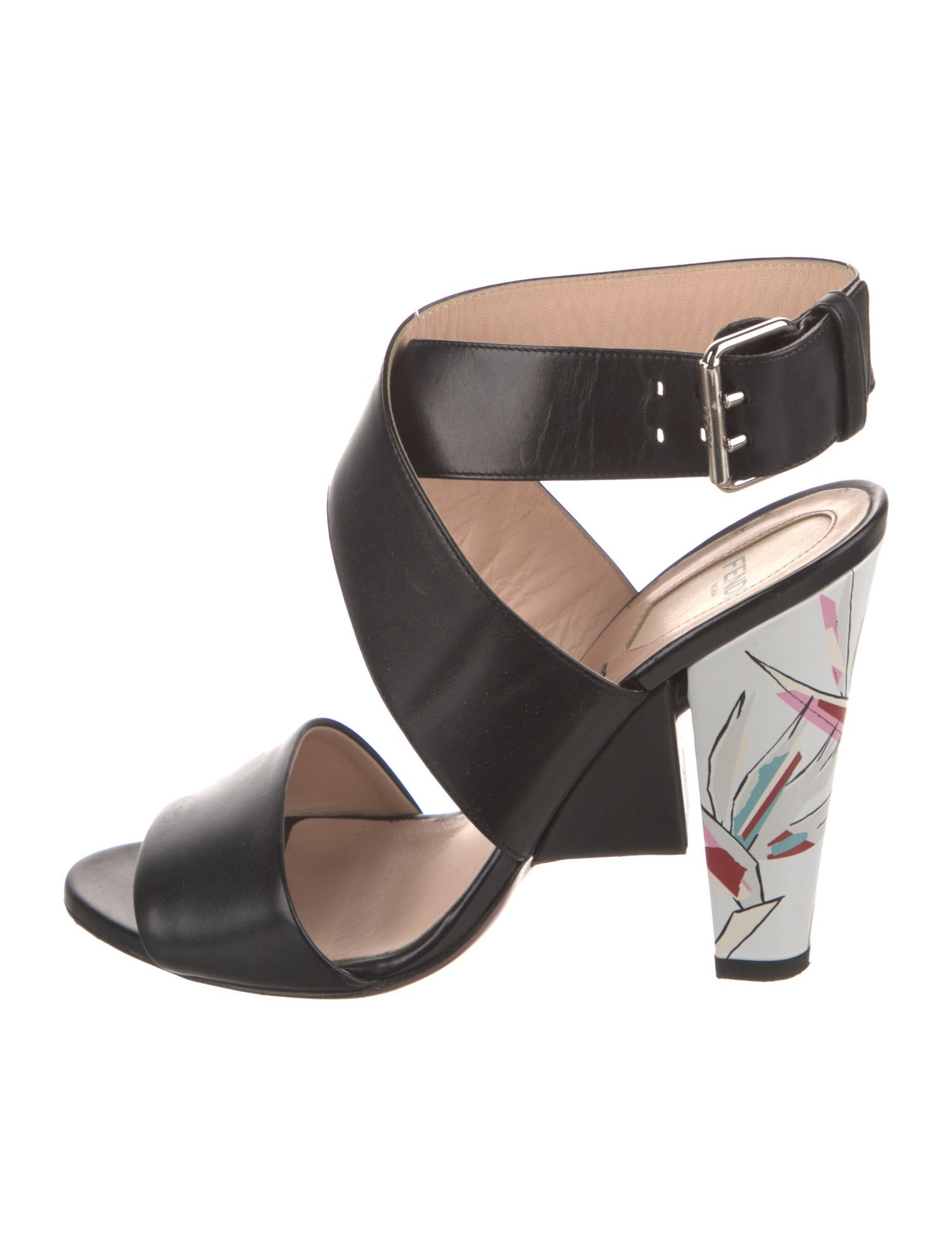 Fendi Leather Sandals