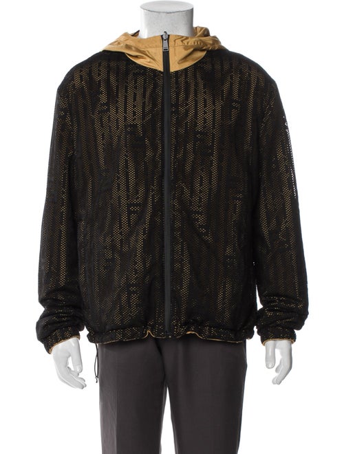 Fendi Zucca FF Logo Printed Windbreaker