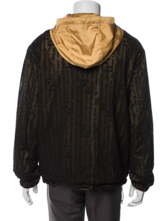 Fendi Zucca FF Logo Printed Windbreaker
