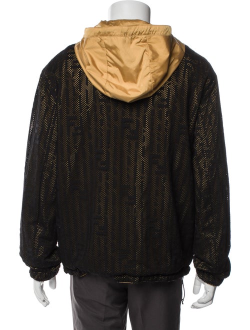Fendi Zucca FF Logo Printed Windbreaker