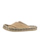 Fendi Zucca FF Logo Raffia Espadrilles