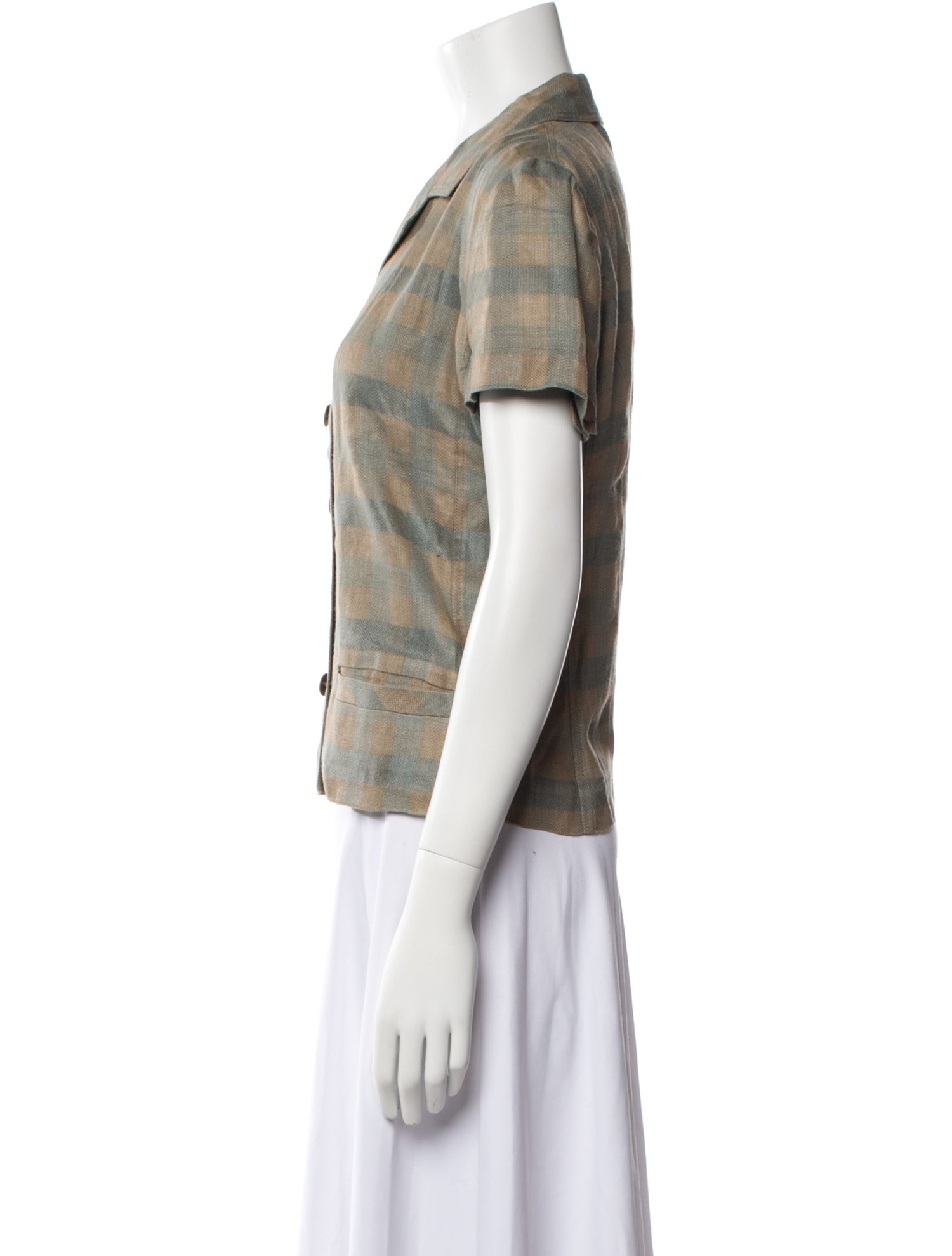 Fendi Vintage 1980's Button-Up Top