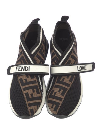 Fendi Zucca FF Logo Sock Sneakers