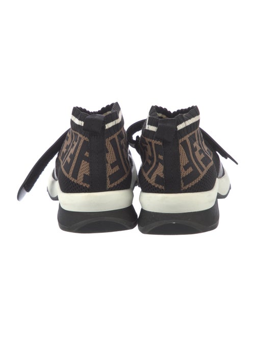Fendi Zucca FF Logo Sock Sneakers