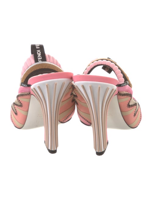 Fendi Mesh Patterned Slides