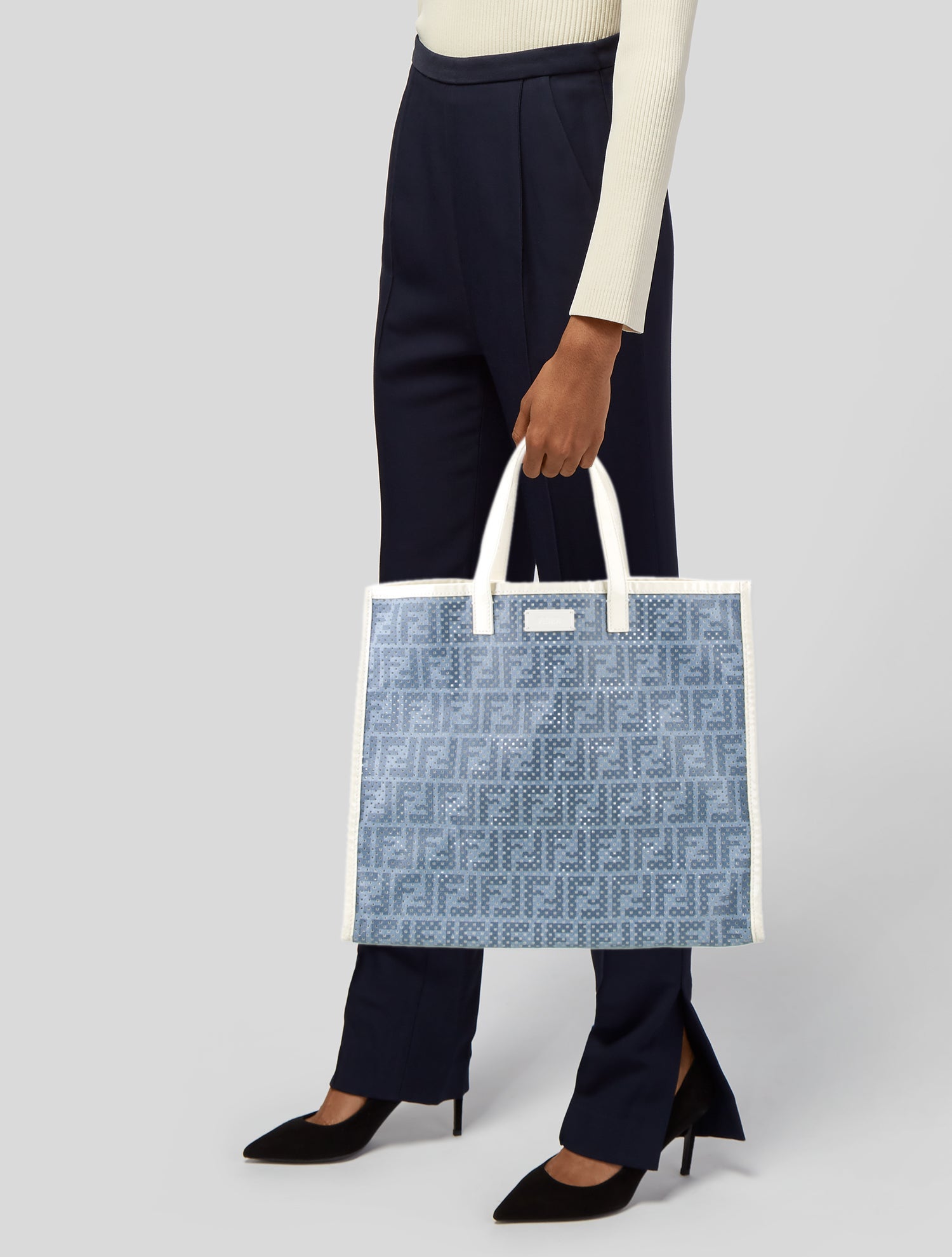 Fendi Zucca FF Tote Vintage