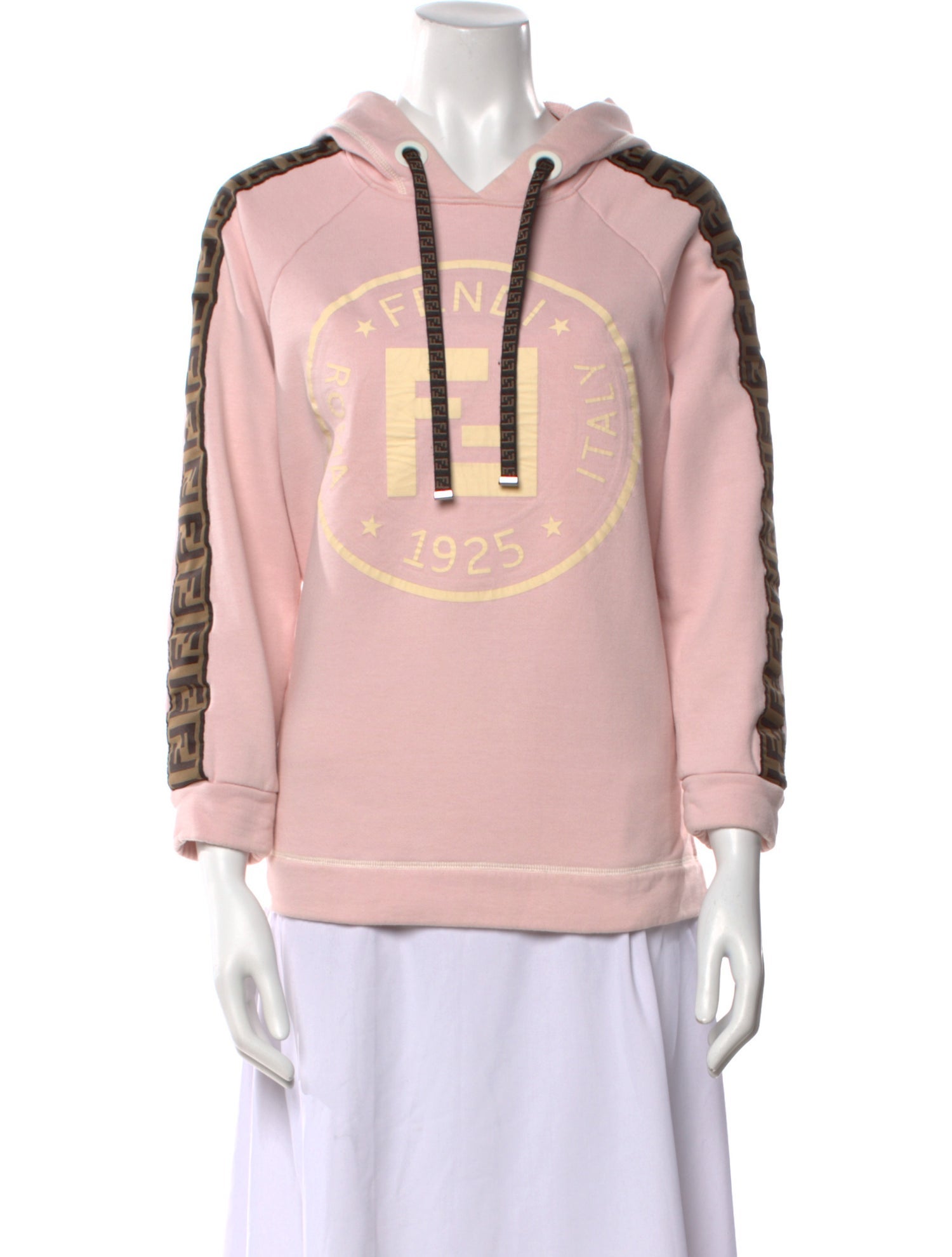 Fendi Graphic Print Crew Neck Sweatshirt