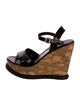 Fendi Patent Leather Espadrilles