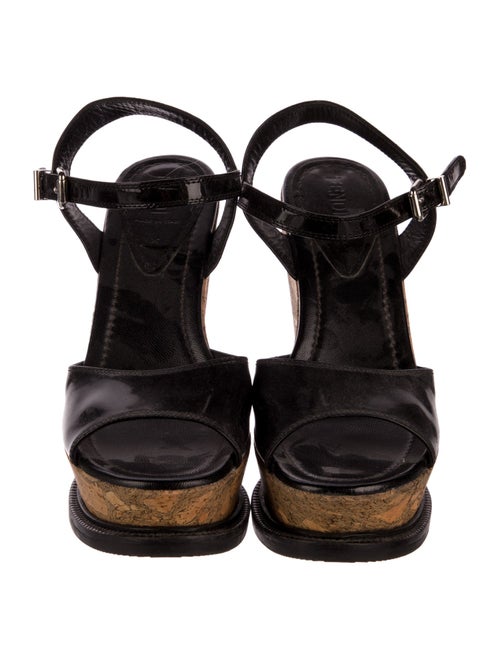 Fendi Patent Leather Espadrilles