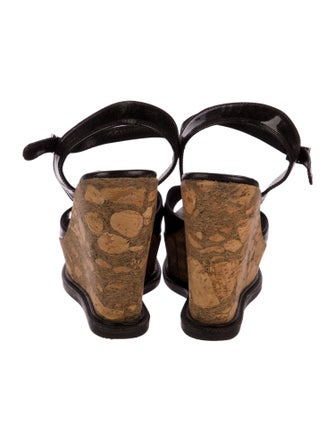 Fendi Patent Leather Espadrilles