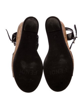 Fendi Patent Leather Espadrilles