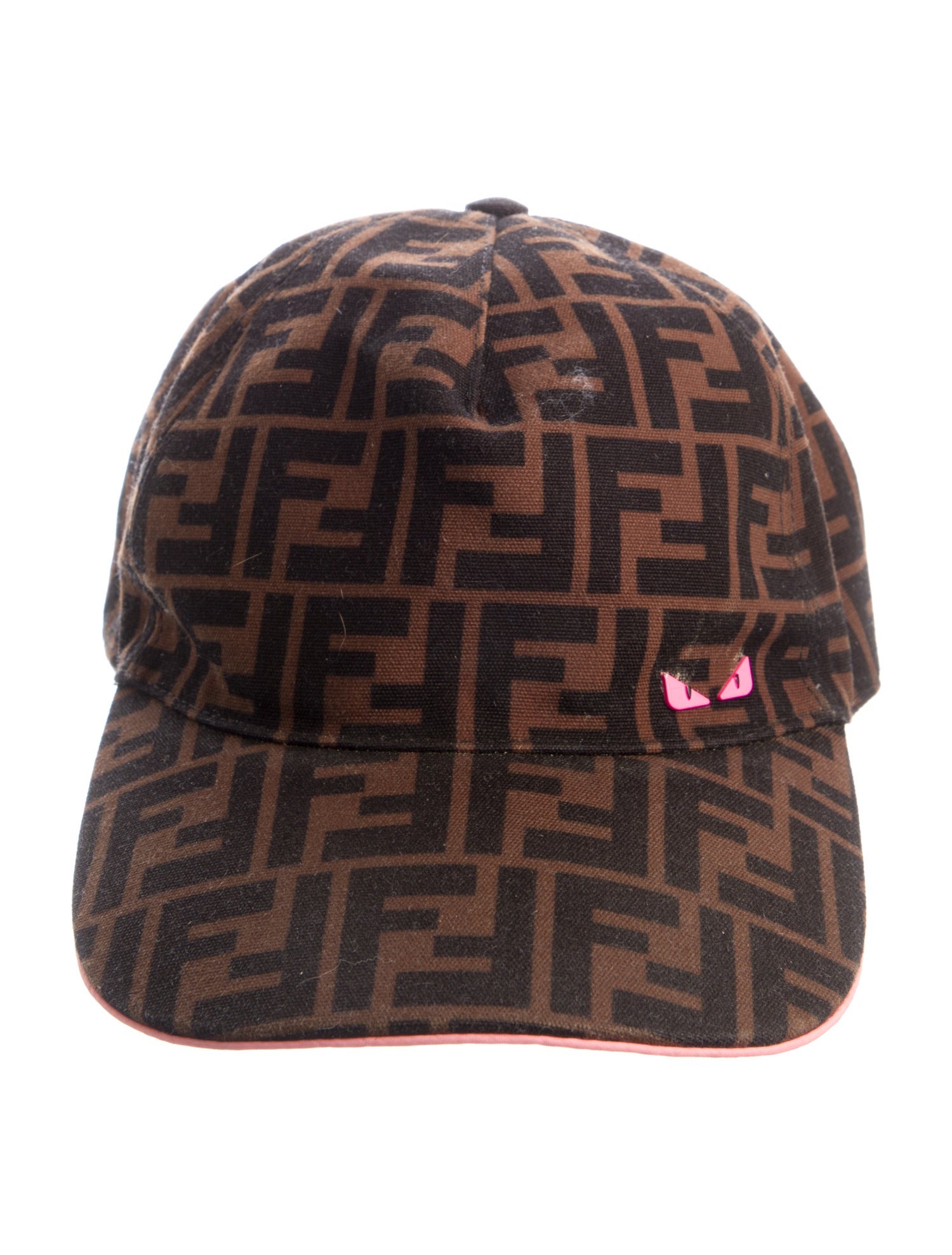 Fendi Zucca FF Logo Printed Baseball Cap