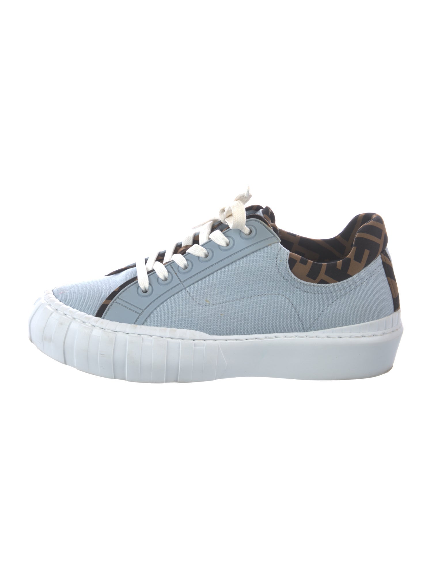 Fendi Zucca FF Logo Canvas Sneakers