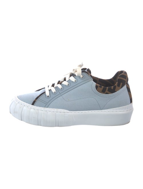 Fendi Zucca FF Logo Canvas Sneakers