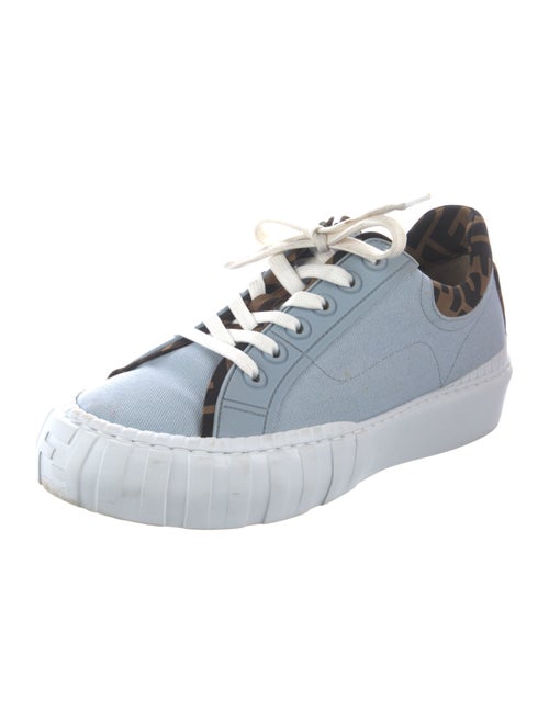 Fendi Zucca FF Logo Canvas Sneakers
