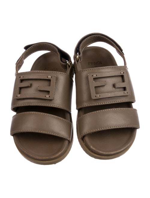 Fendi Boys' Zucca FF Strap Sandals
