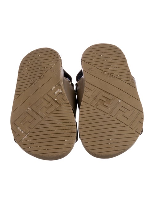 Fendi Boys' Zucca FF Strap Sandals