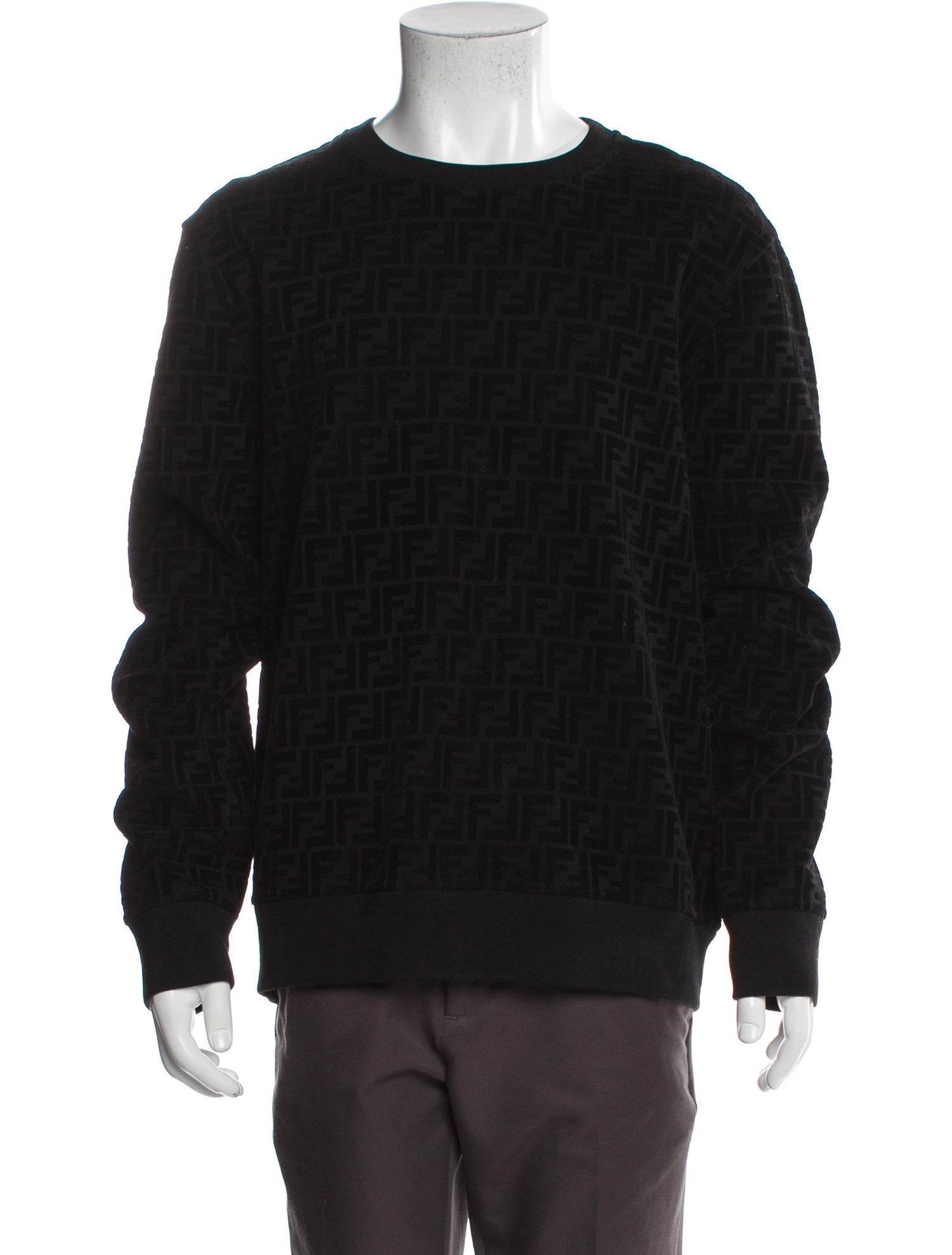 Fendi Crew Neck Long Sleeve Pullover