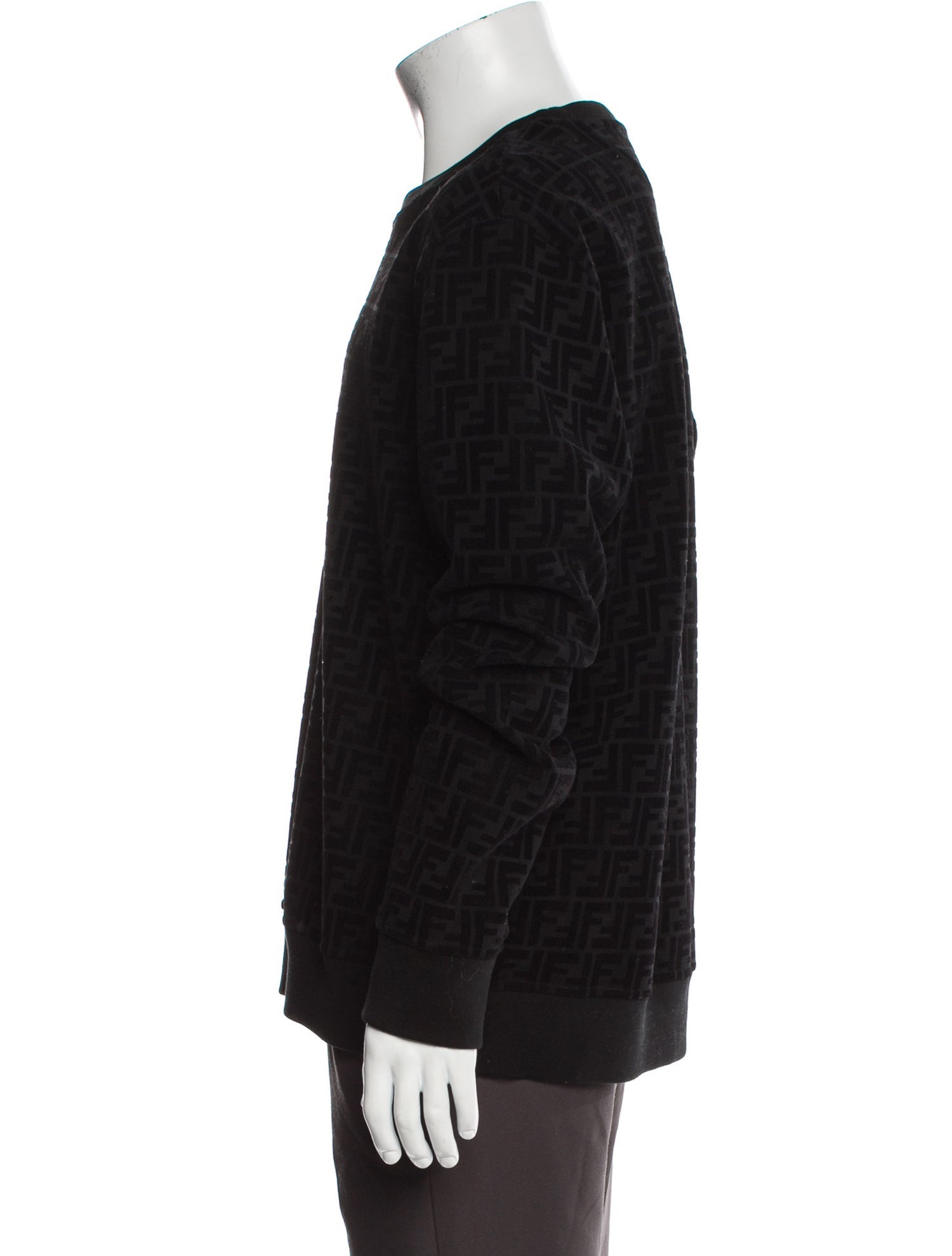 Fendi Crew Neck Long Sleeve Pullover