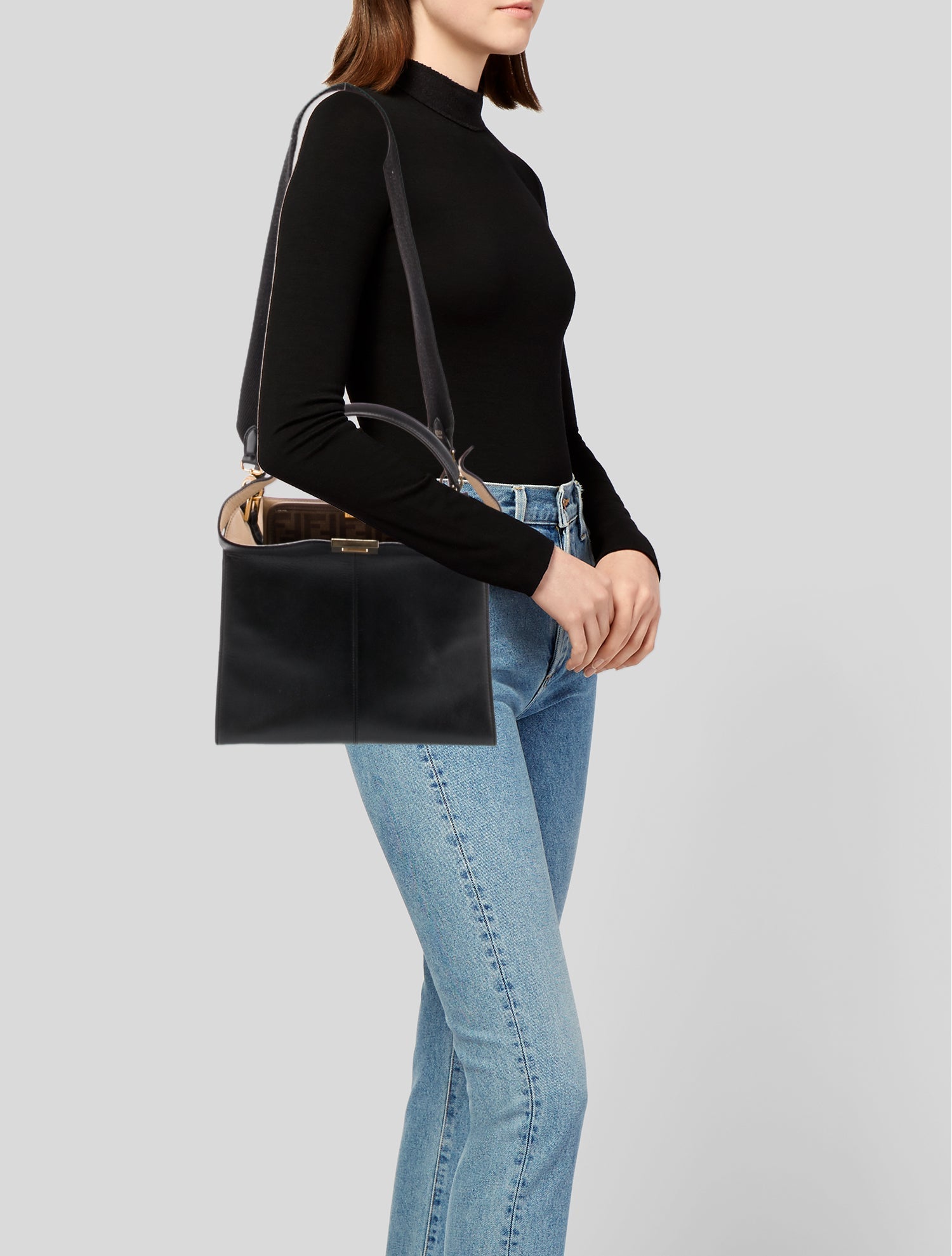 Fendi Leather Peekaboo X-Lite