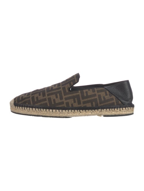 Fendi Zucca FF Logo Canvas Espadrilles